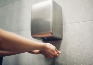 How you dry your hands after washing is also very important 