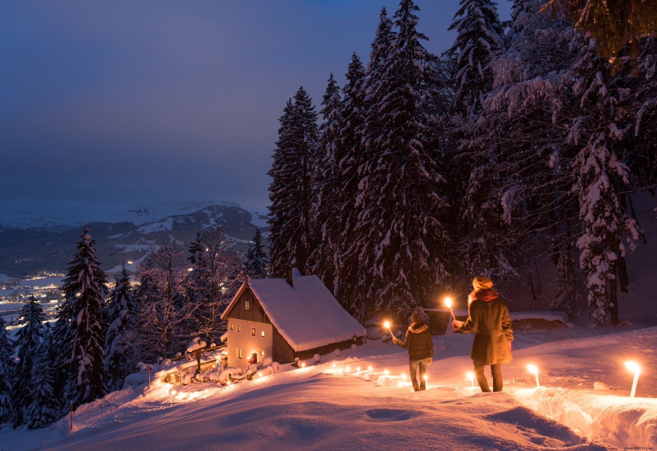 Relaxed charging in winter Austria 