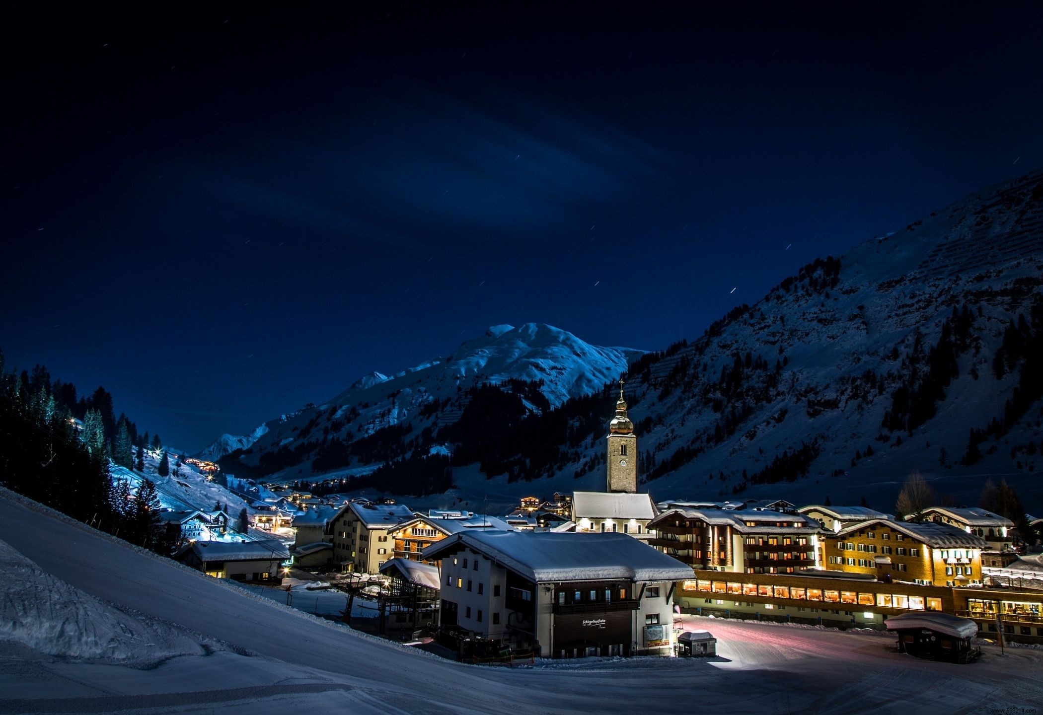 Relaxed charging in winter Austria 