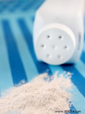 Talcum powder as a beauty product 