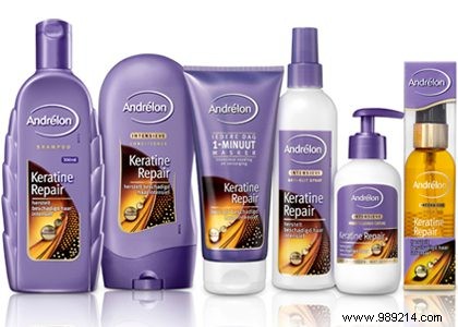 Hair care with keratin 