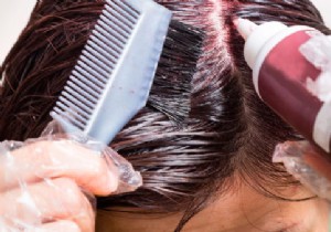 How do you get hair dye off your skin? 