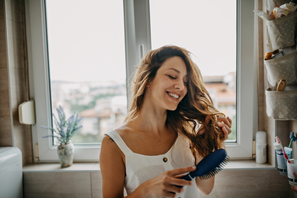 How do you clean your hairbrush? 