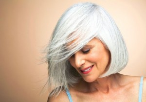 Gray hair can be so beautiful 