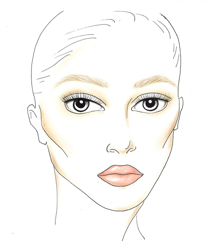 Victoria Beckham x Estée Lauder SS18 Runway Beauty Look 