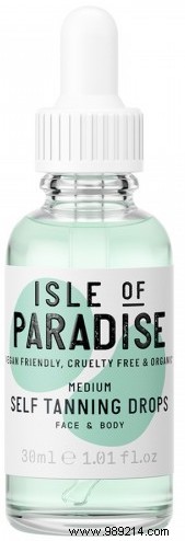 Isle of Paradise self tanners 