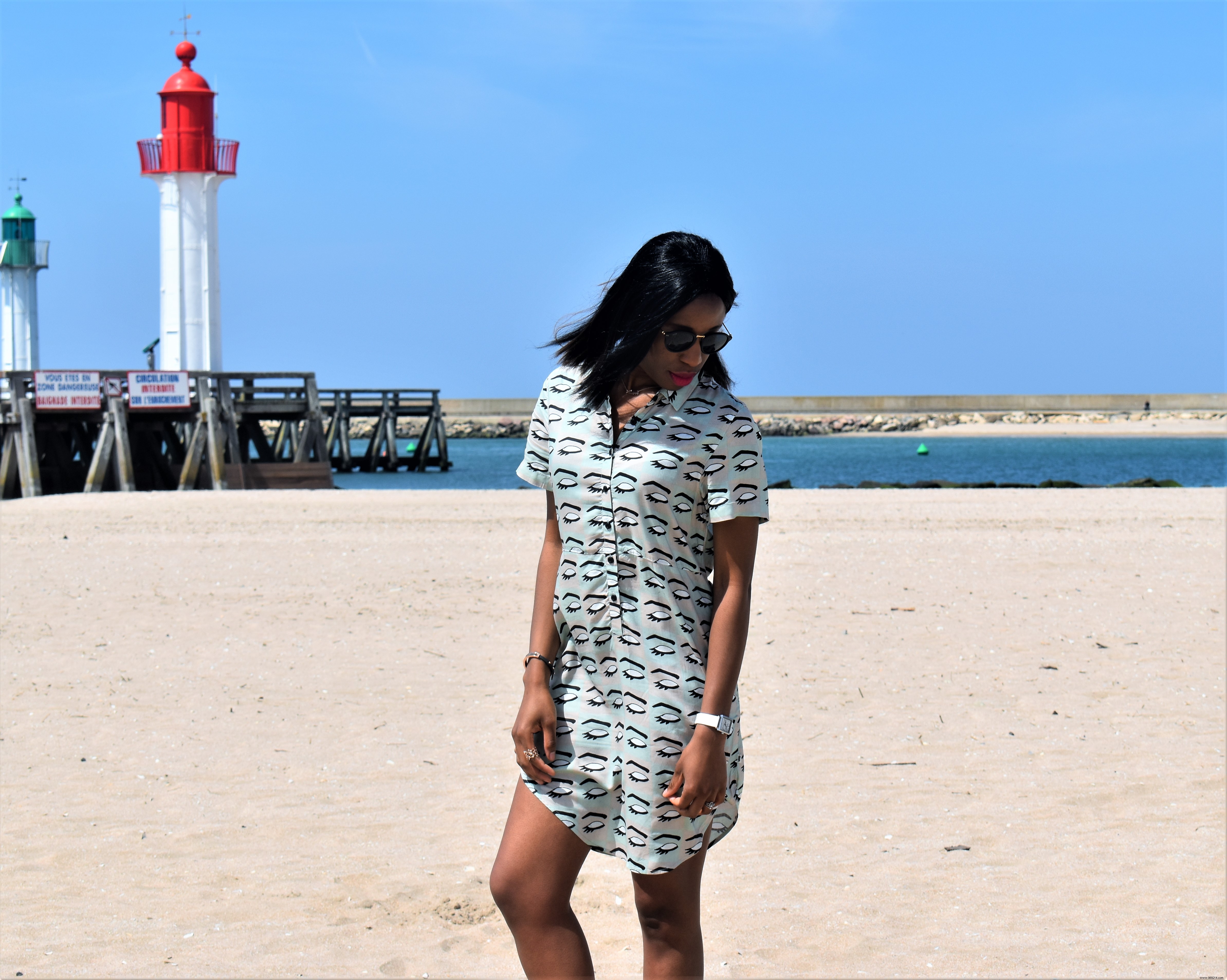 Trouville – My fashion look at the beach! 