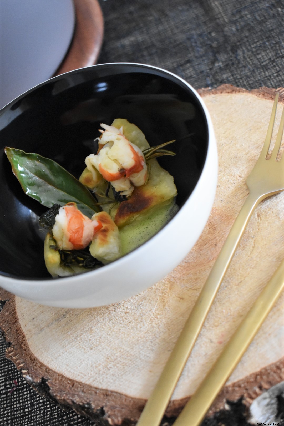 Maho Nabé recipe for Christmas – King prawns with citrus juice 