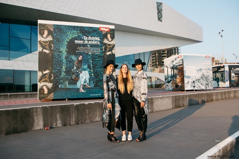 Outdoor and fashion exhibition Tyrol on Amsterdam s IJpromenade 