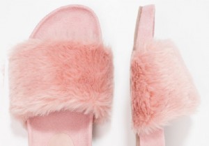 6 x Fluffy slippers 