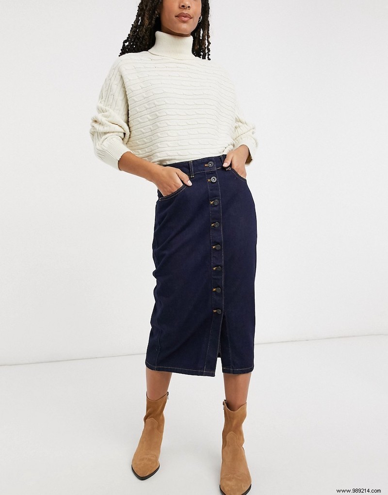 Trend:With these midi skirts you are always neatly dressed 