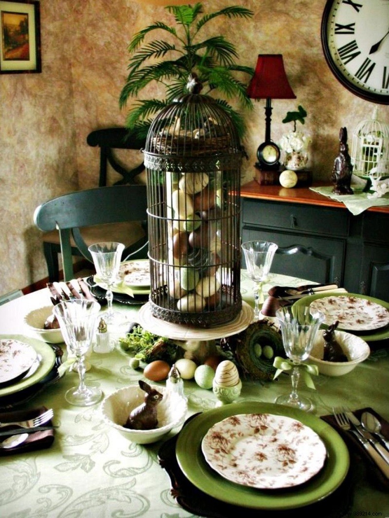 Inspiration for a beautiful Easter table 