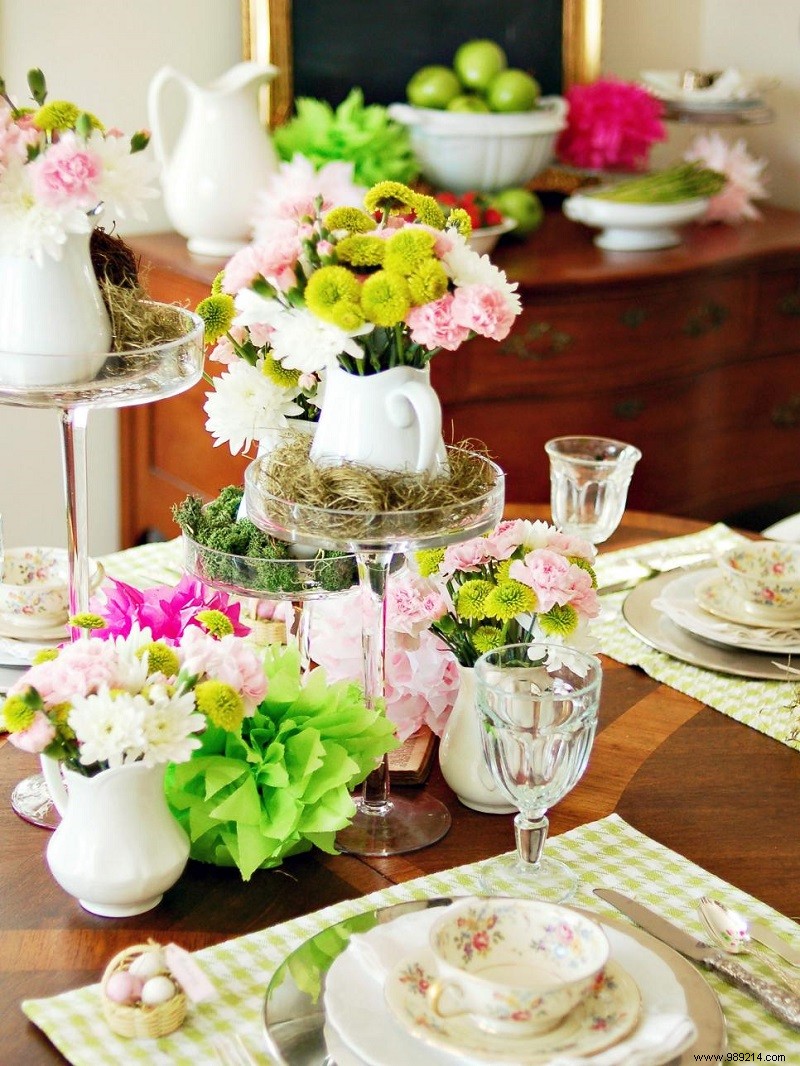 Inspiration for a beautiful Easter table 