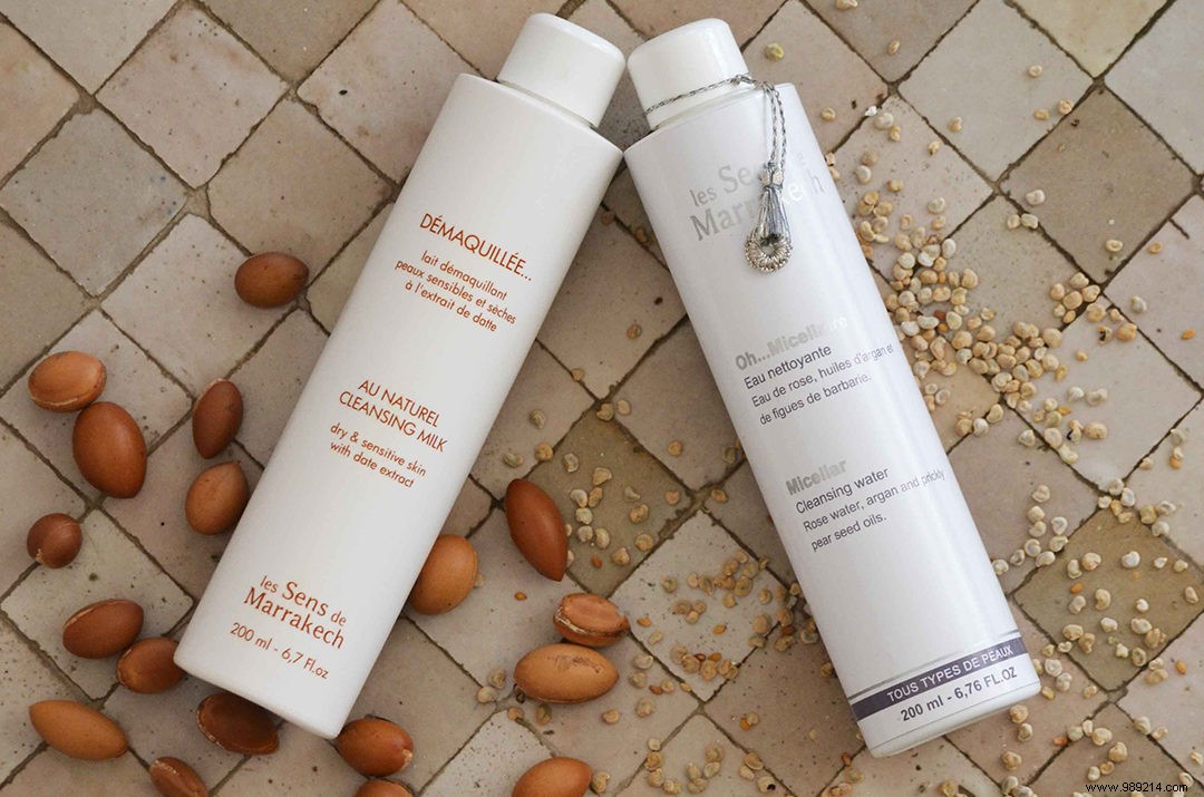 Micellar water or cleansing milk? Les Sens de Marrakech answers you 