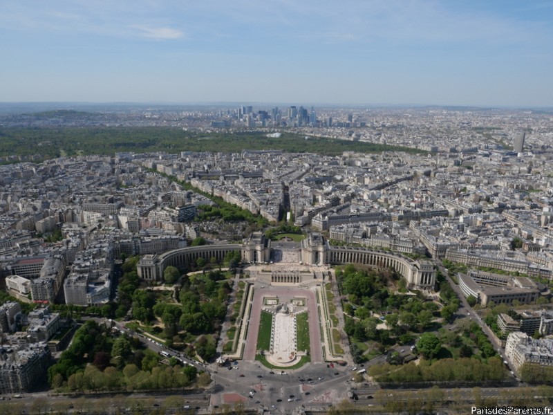 Making tourists – Paris seen from the Eiffel Tower 