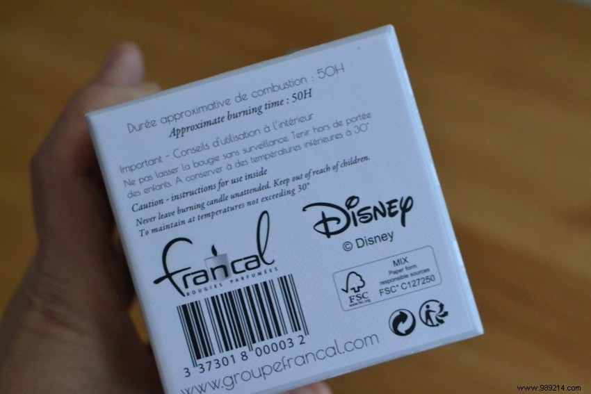 Disney scented candles 