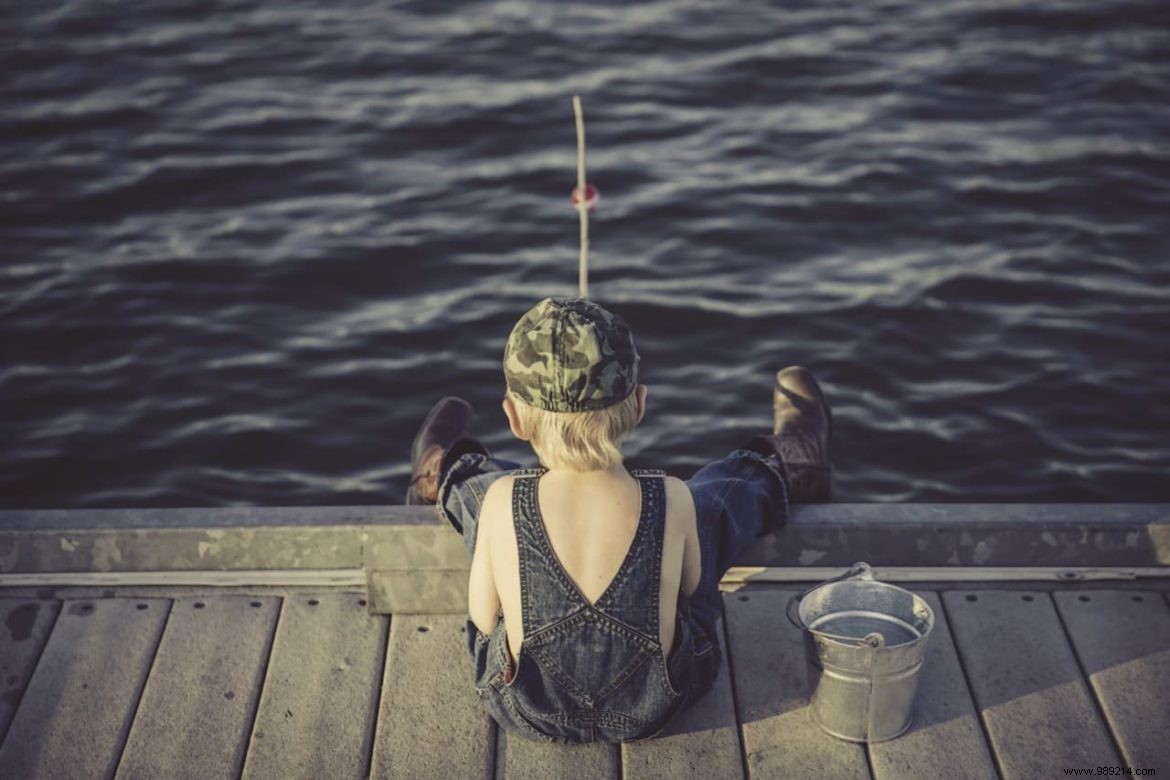 Fishing, a moment of sharing with the family 