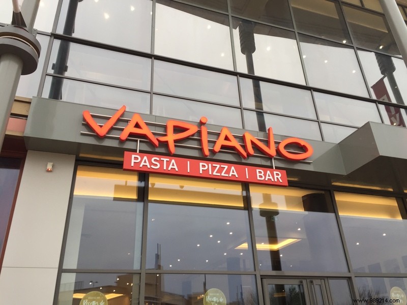 Festive meal at Vapiano Disney Village 