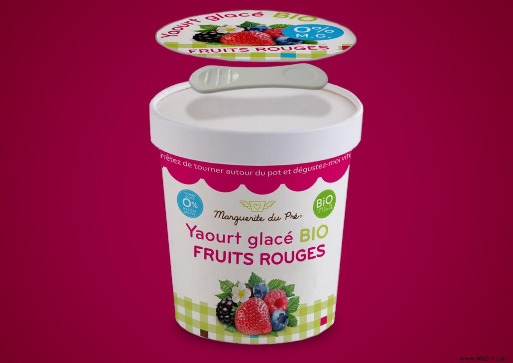 ORGANIC frozen yogurt MARGUERITE DU PRE 