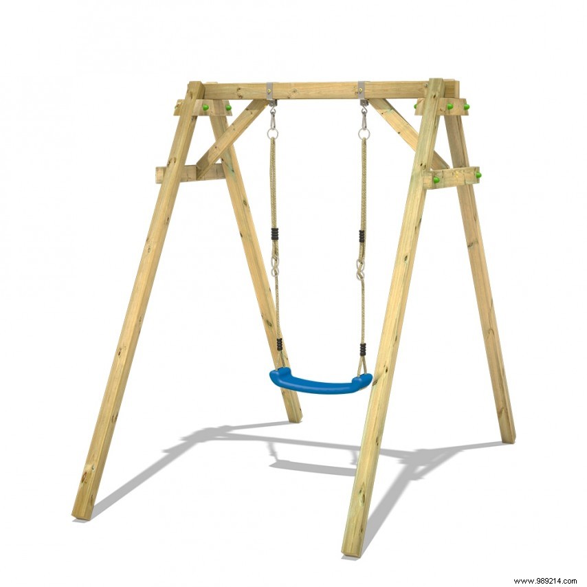 Wooden playground equipment for your garden 