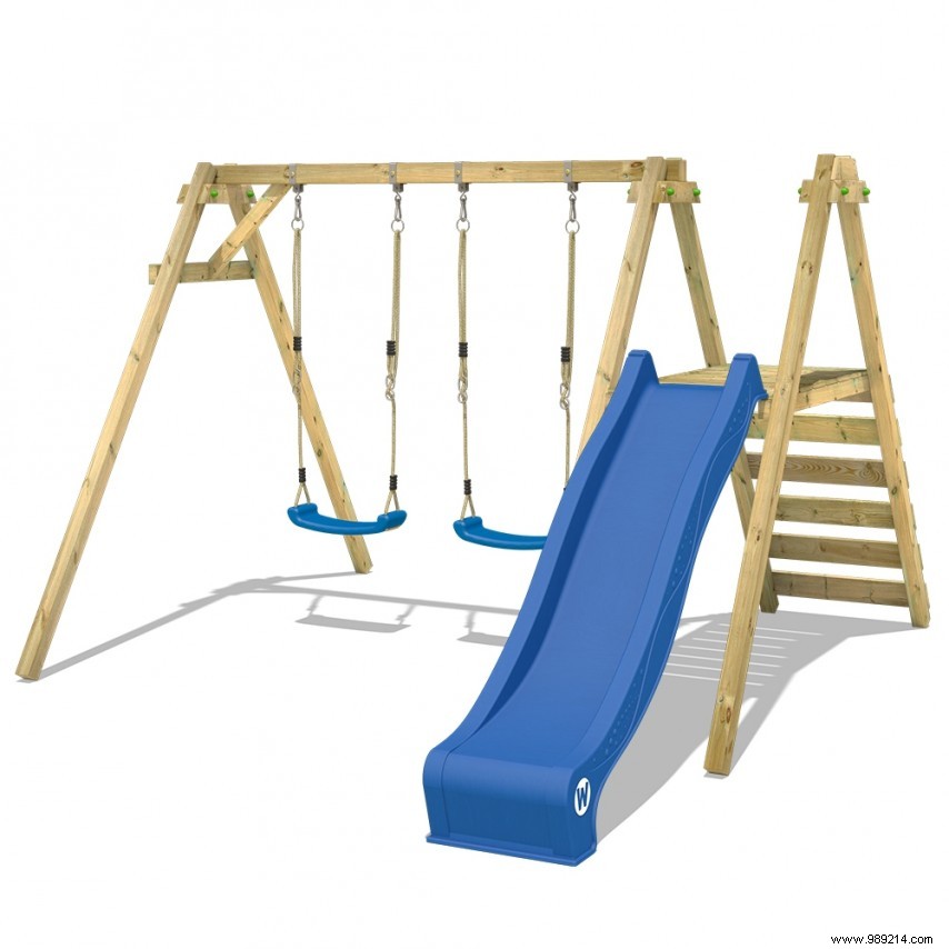 Wooden playground equipment for your garden 