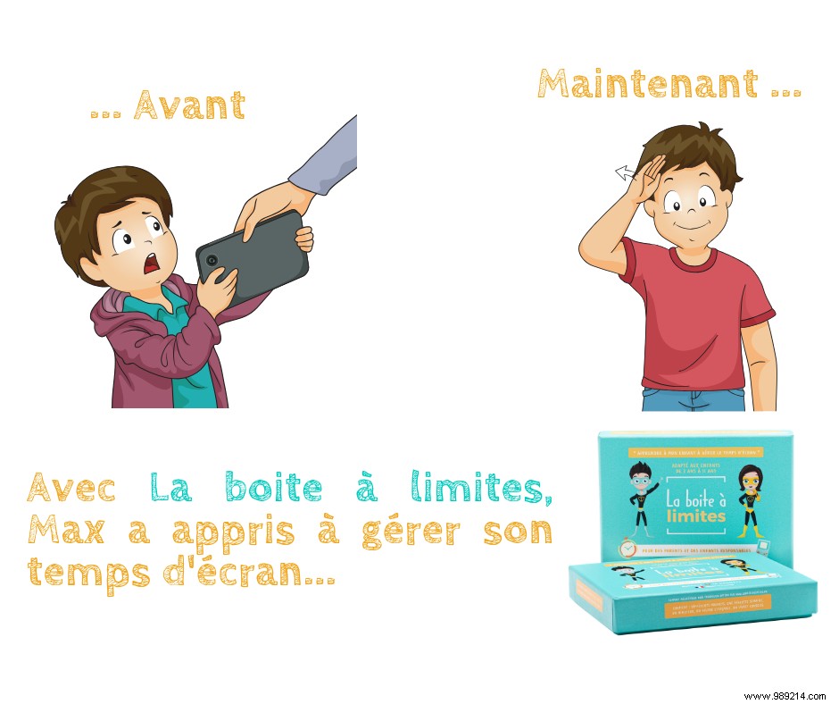 The limit box:the educational game to help children spend less time in front of the screen! 