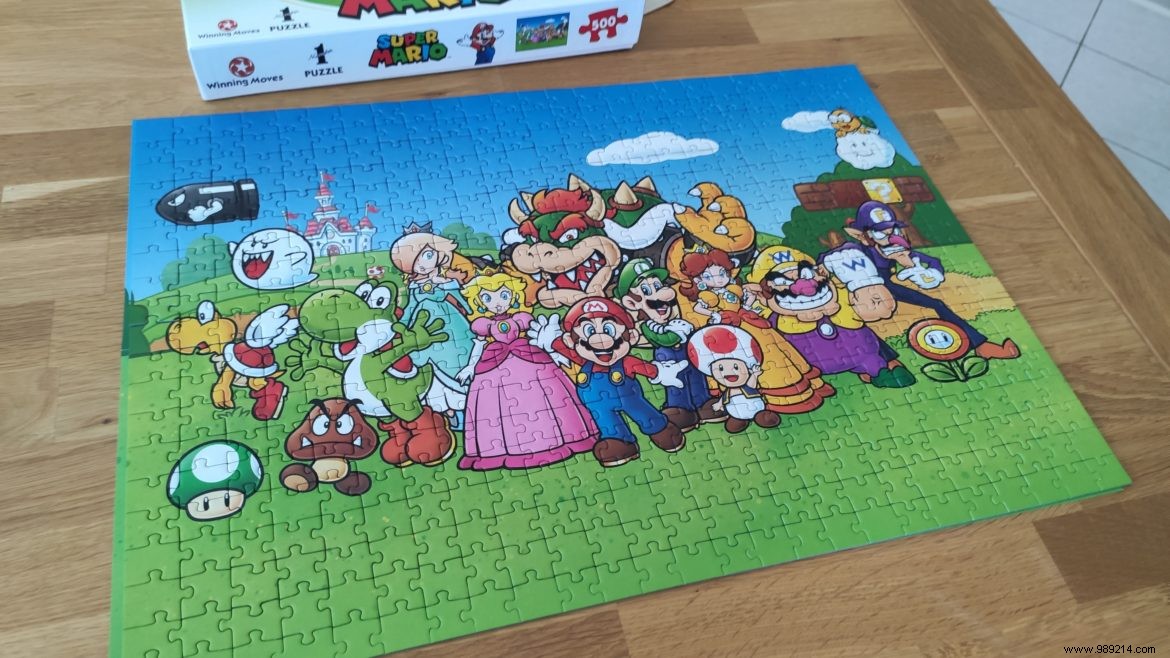 Mario 500-piece puzzle:a good gift idea for a child? 