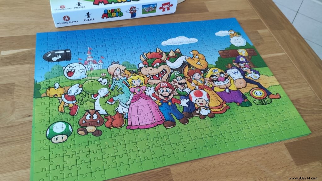 Mario 500-piece puzzle:a good gift idea for a child? 