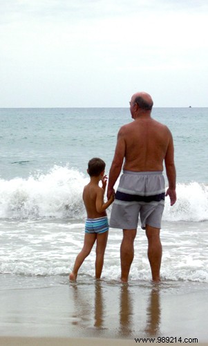 Summer holidays with grandpa and grandma 