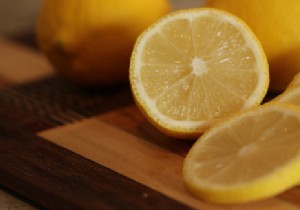 The health benefits of lemon 