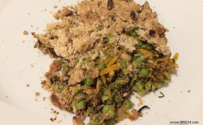 Autumn vegetable crumble 