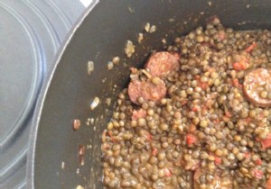 Lentils with chorizo ​​and Espelette pepper 