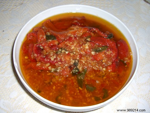 Candied peppers in aunt Jeanne s olive oil 