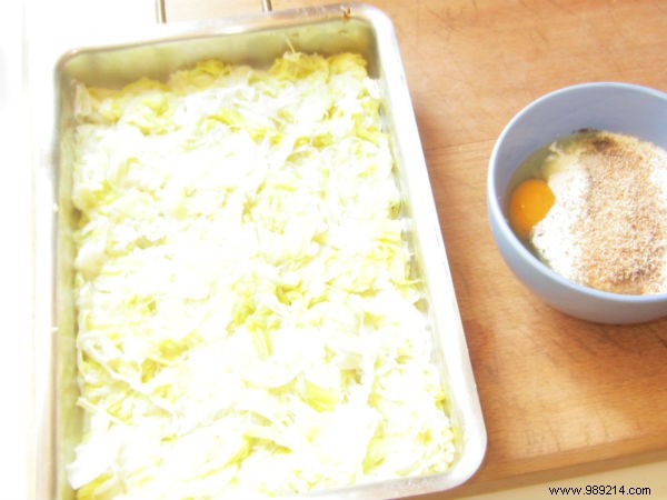 My leek white gratin 