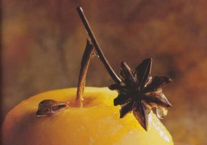 Apples with star anise honey 