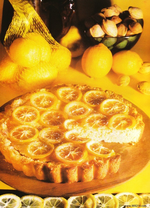 Almond and lemon tart 