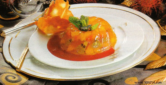 fruit aspic 