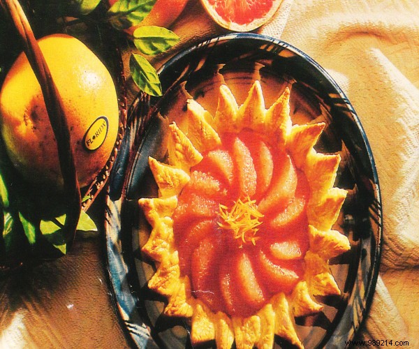 Florida Pink Grapefruit Pie 