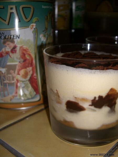 Chocolate tiramisu 