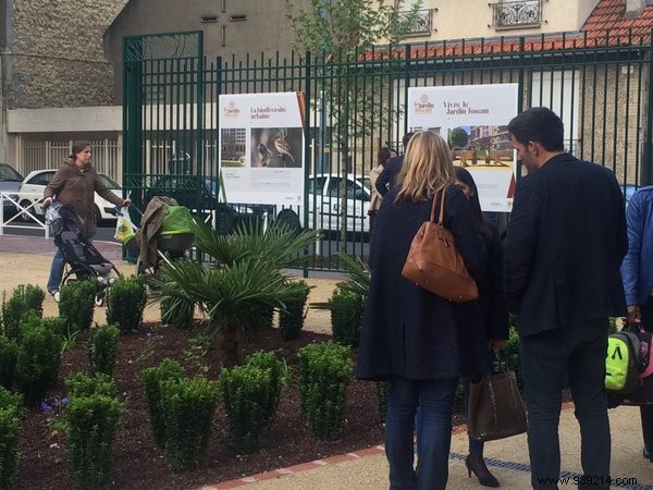 A Tuscan garden in Montrouge 