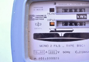 Changing an EDF electricity meter 