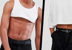 The crop top for men, the new summer trend? 