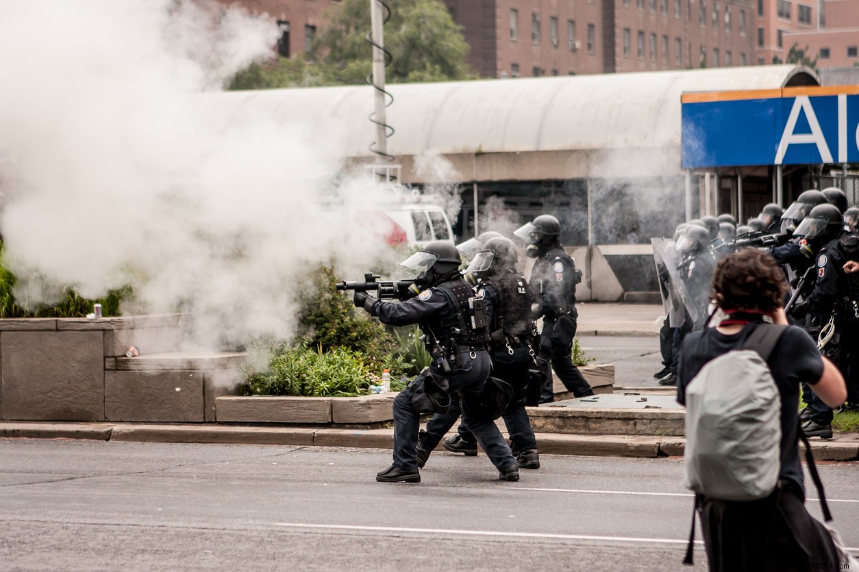 Tear gas causing menstrual disturbances? 