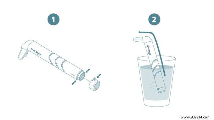 He invents a special straw to overcome hiccups! 