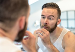 Are nose hairs effective against infections? 