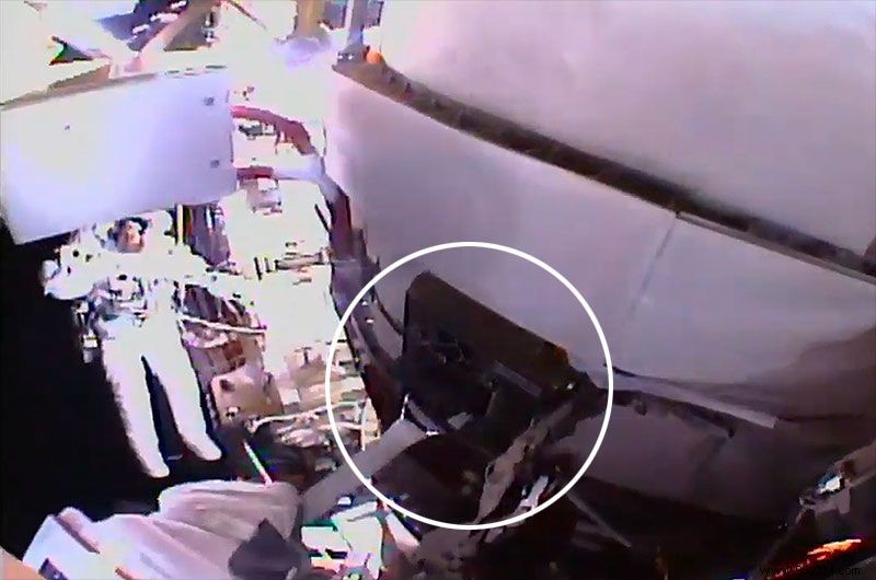 Two NASA astronauts equal spacewalk record 