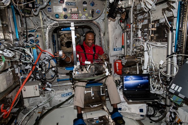 Looking back on a busy year of research on board the ISS 