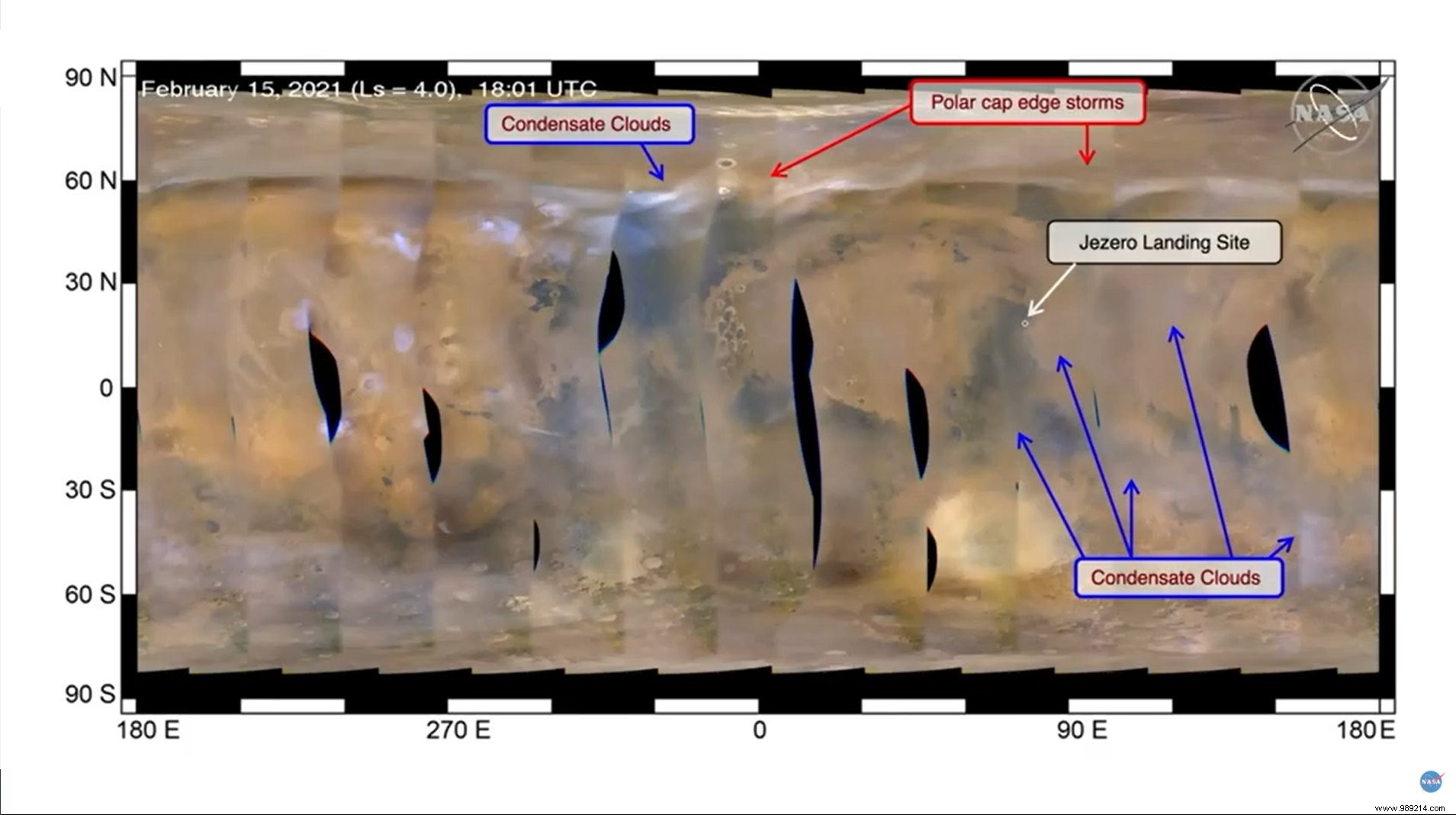 Perseverance:what will the Martian weather look like for its landing? 