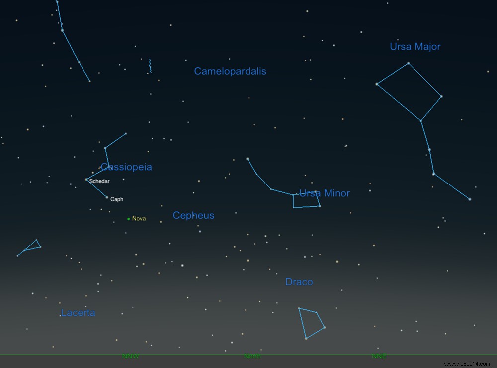 Take a look up at the sky, a star just turned into a nova 