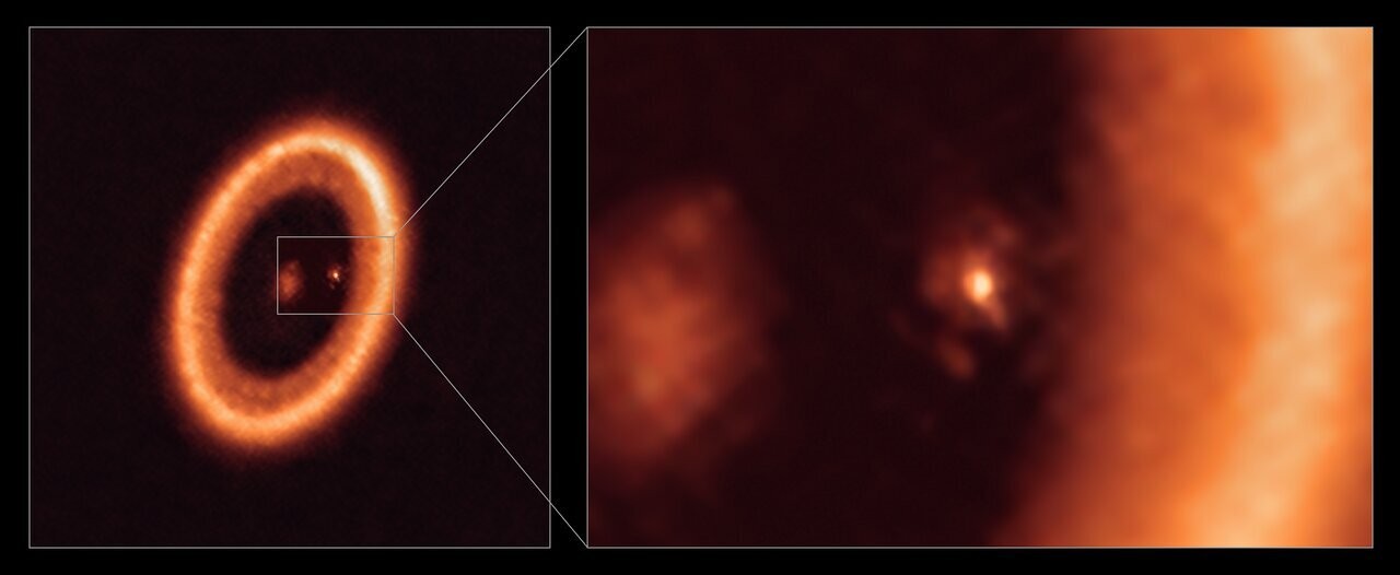 First clear detection of a lunar disk around an exoplanet 